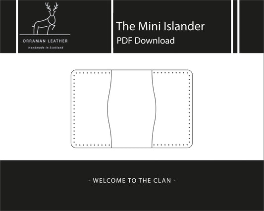 The Mini Islander Leather Wallet - Downloadable PDF File