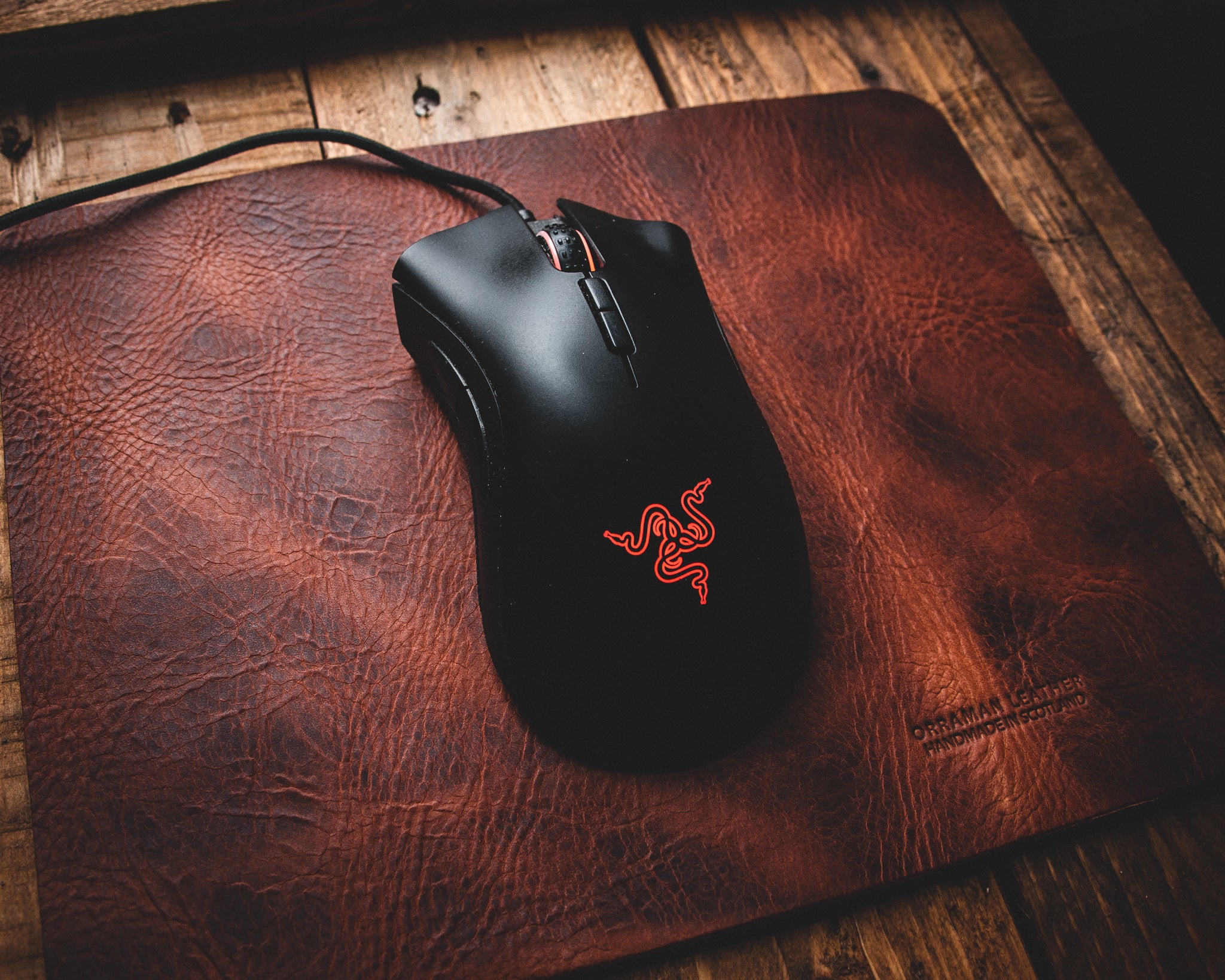 Handmade Leather Mousepad