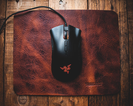 Handmade Leather Mousepad